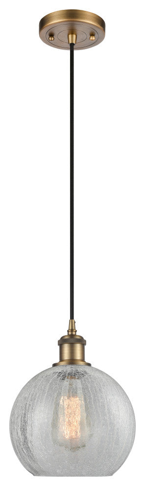 Innovations Lighting 516-1P-BB-G125-8 Athens 1 Light 8" Mini Pendant