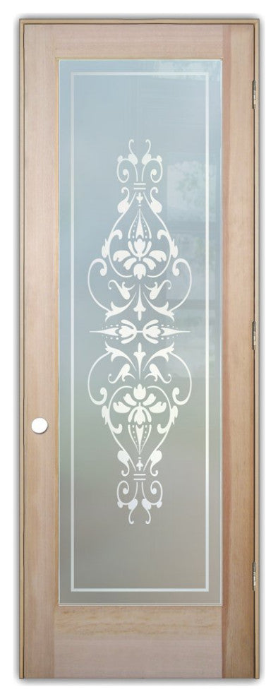 Interior Prehung Door or Interior Slab Door - Bordeaux - Douglas Fir (stain...