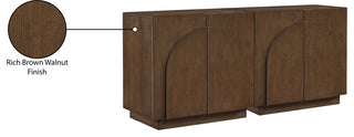 Navona Oak Veneer Sideboards / Buffet, Brown, 2pc
