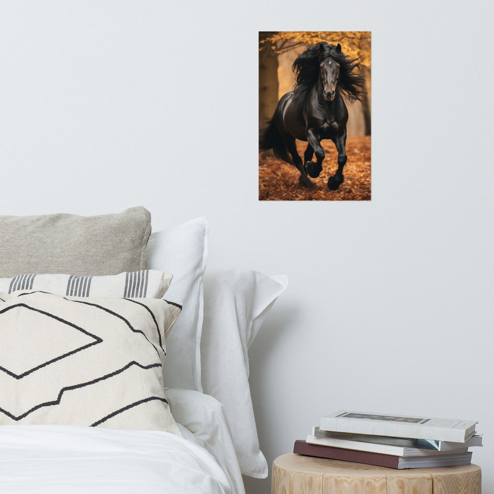 A Brush with Freedom Rustic Photorealism Digital Artwork Loose Art Print, 12" X 18"