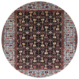Ahgly Company Indoor Round Mid-Century Modern Area Rugs, 7' Round
