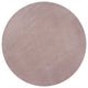 6' Rose Pink Round Indoor Shag Rug