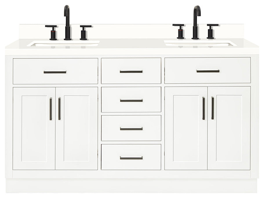 Ariel T061DWQRVO Hepburn 61" - White