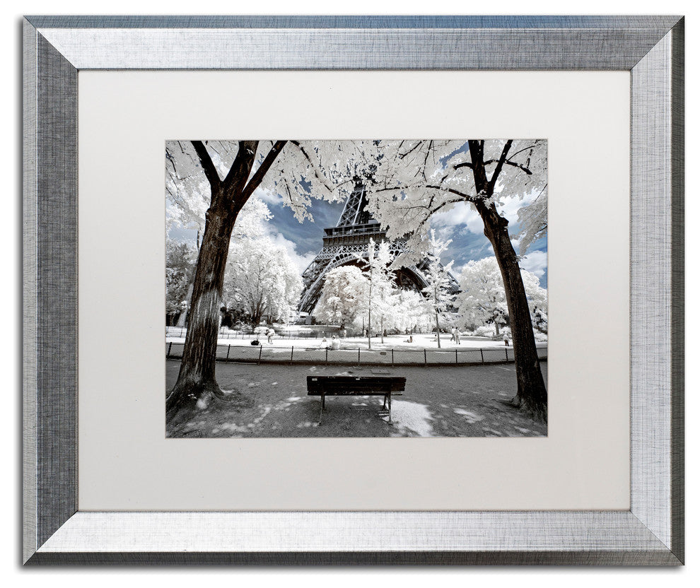 Philippe Hugonnard 'Another Look at Paris VI' , Silver Frame, White Mat, 20x16