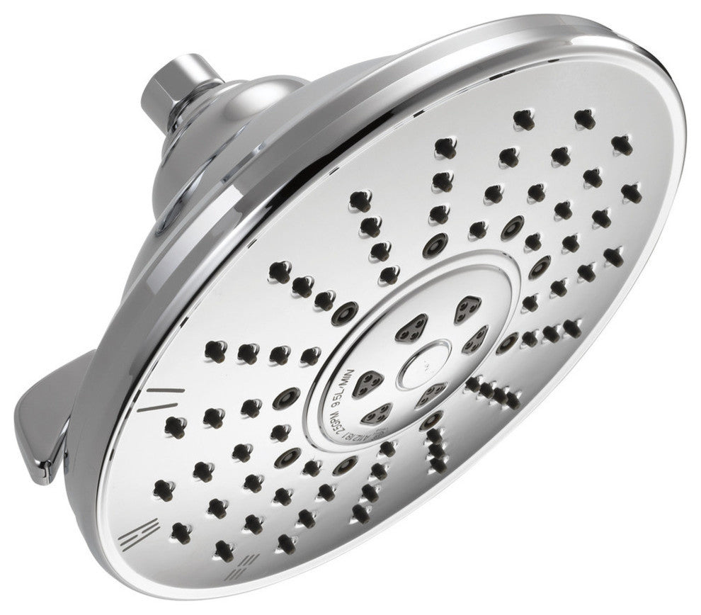 Delta Showering Components 3-Setting Raincan Shower Head, Chrome, 52680
