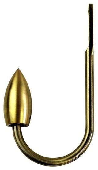 Bullet Holdback, Antique Brass