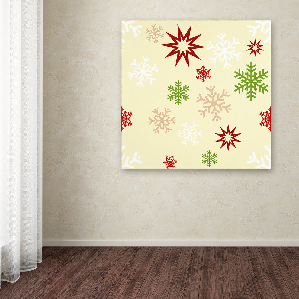 Tina Lavoie 'Beautiful Christmas IX' Canvas Art, 18" x 18"