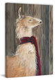 "Llama on Duty" Painting Print on Wrapped Canvas, 20"x30"