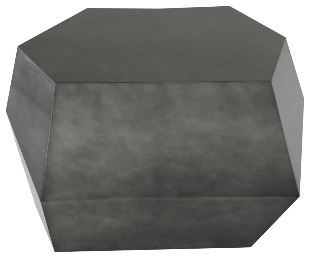Gio Pewter Wood Coffee Table