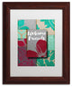 Color Bakery 'Elegant Welcome Flag', Wood Frame, White Mat, 11x14