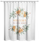 Welcome Fall Floral 71x74 Shower Curtain