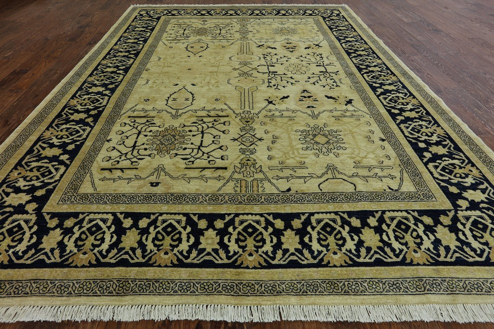 Oriental Fine Peshawar Handmade Area Rug 9'x12', W2257
