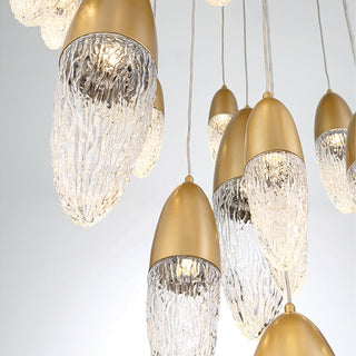 Ecrou 22-Light Chandelier, Gold