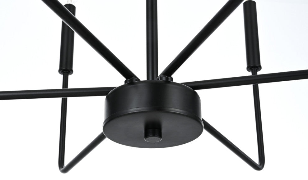 26" Pendant Light, Black