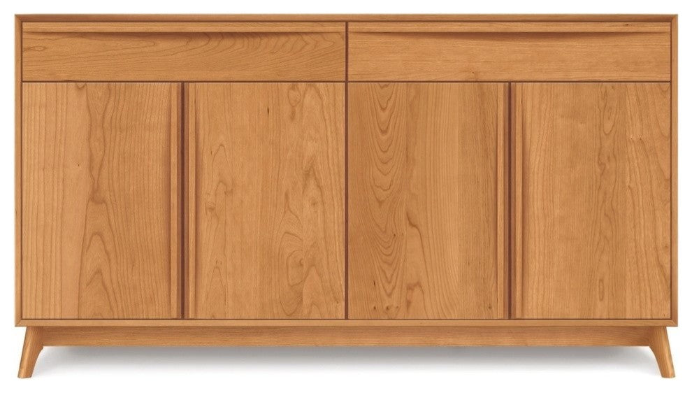 Copeland Catalina 2 Drawers Over 4 Door Buffet, Autumn Cherry