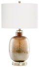 Cyan 092861 One Light Table Lamp Lunar Brown
