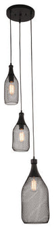 Elegant Lighting Brighton Collection Pendant, Black
