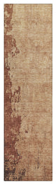 Machine Washable Indoor/Outdoor Chantille ACN1904 Orange 2'3" x 7'6" Runner Rug