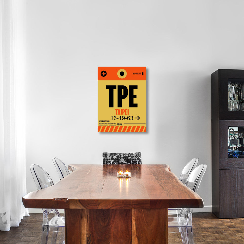 "TPE Taipei Luggage Tag 2" Fine Art Print
