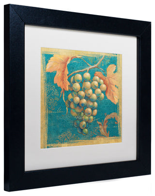'Lovely Fruits IV' Matted Framed Canvas Art by Daphne Brissonnet