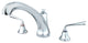 Kingston Brass Roman Tub Faucet, Polished Chrome