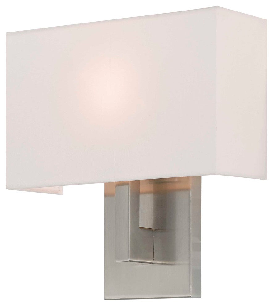 Livex Lighting Hayworth Brushed Nickel Light ADA Wall Sconce