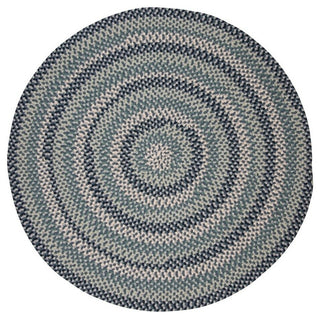 Boston Common BC53 Capeside Blue Traditional Area Rug, Round 6'x6'