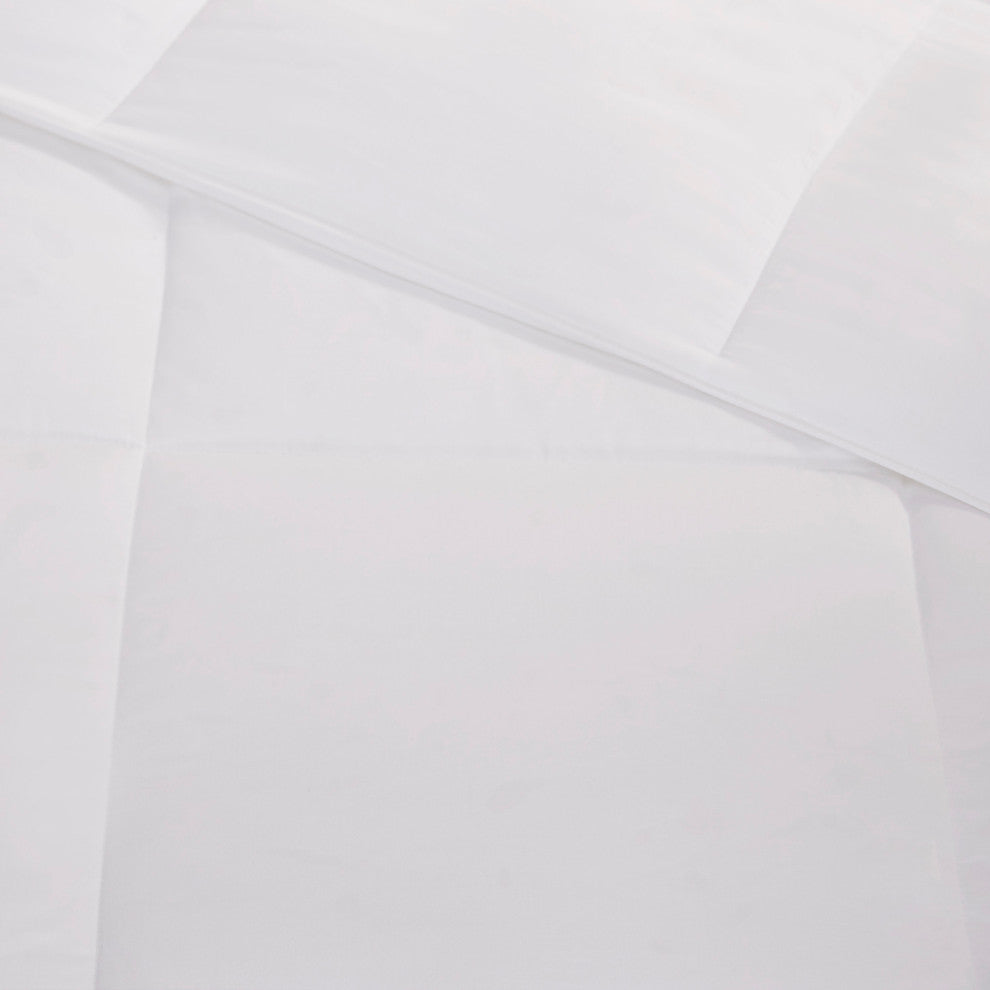 Sleep Philosophy Sateen Double Insertion Comforter, White, Twin