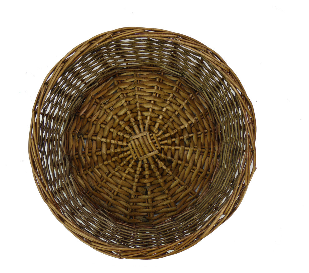 12" Honey Willow Round Tray