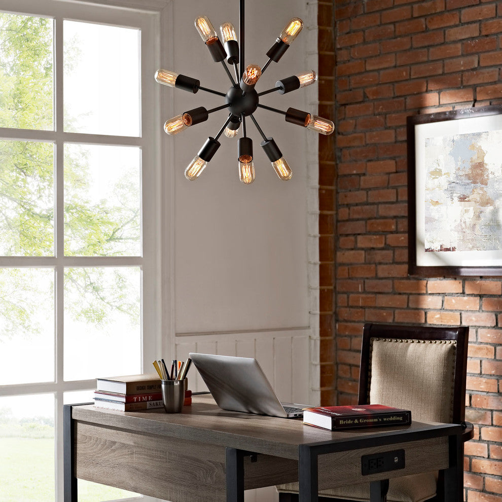 Black Spectrum Metal Chandelier
