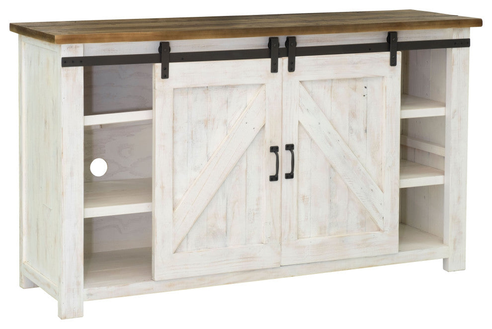 Provence Sideboard, White/Brown
