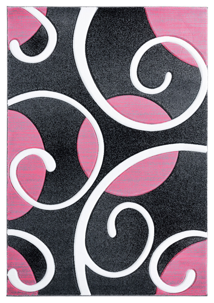 United Weavers Bristol Riley Pink Area Rug 5'3x7'6