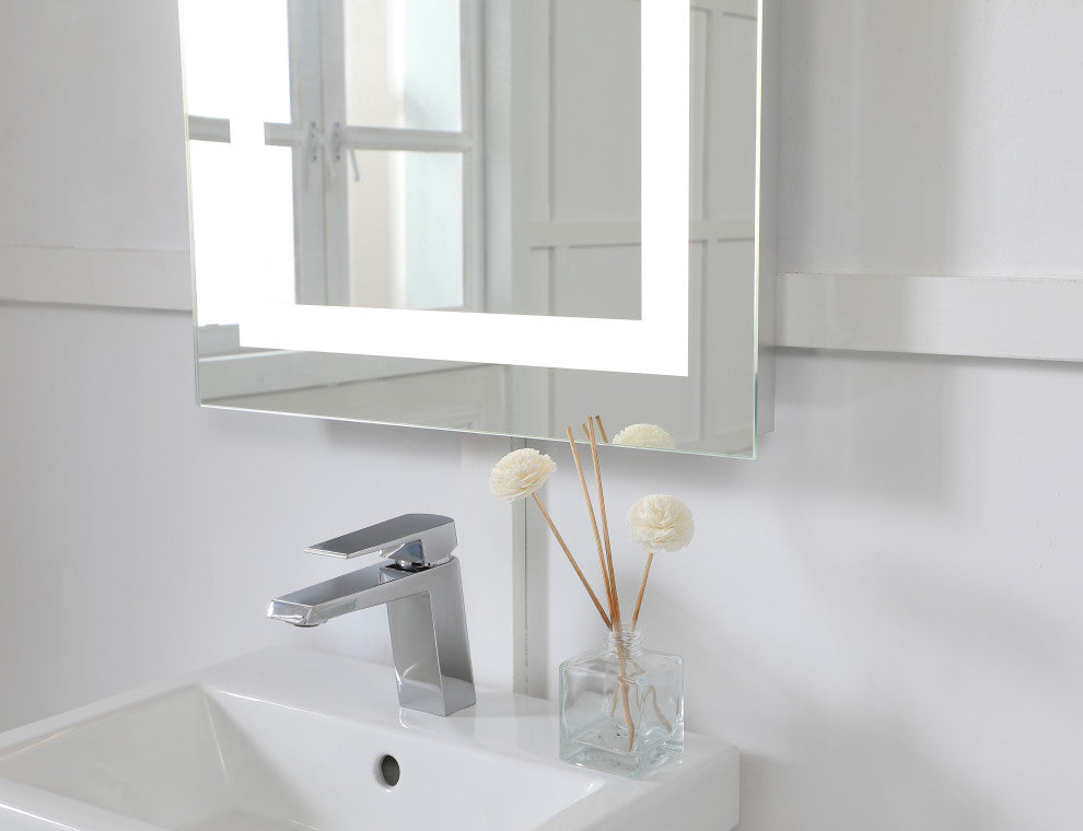 LED Hardwired Mirror Rectangle W20"H40" Dimmable 5000K