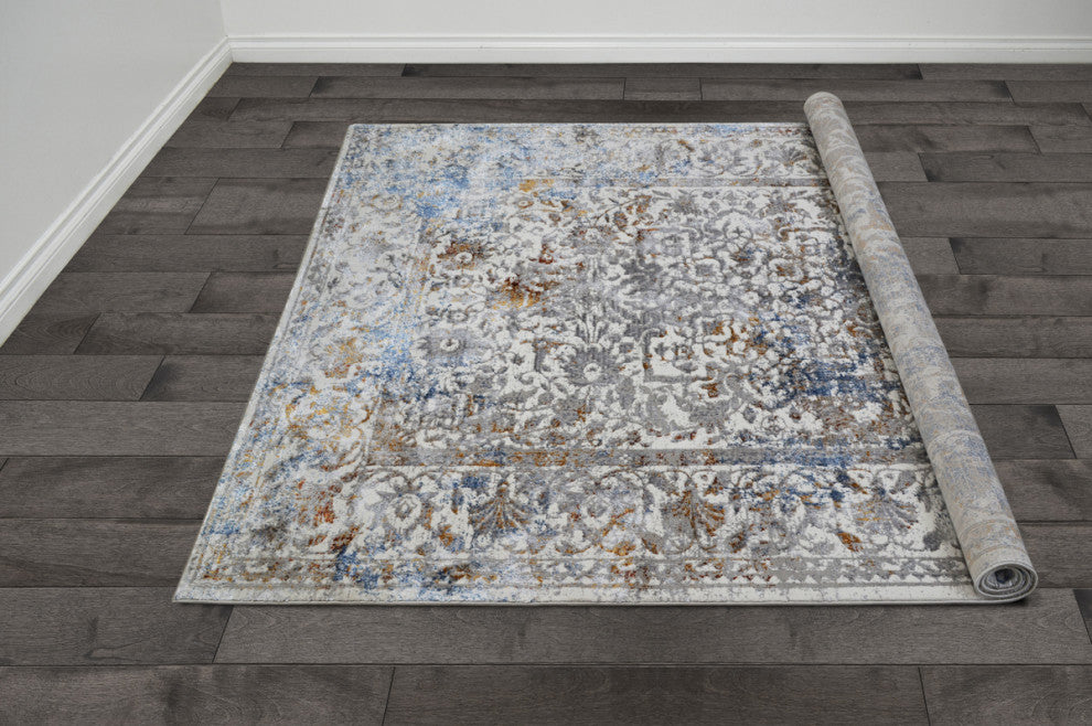 Traditional Accent Rug, Prism, 7'0"x4'11"