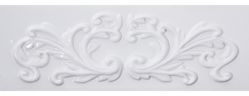 Nantucket Sinks FCFS3318D-Filigree 33 in. Double Bowl Farmhouse Fireclay Sink
