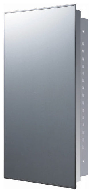 Stainless Steel Series Medicine Cabinet, 16"x26", Recessed Mounted