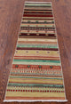 2' 1" X 7' 10" Runner Persian Gabbeh Loribaft Hand Knotted Rug Q5921