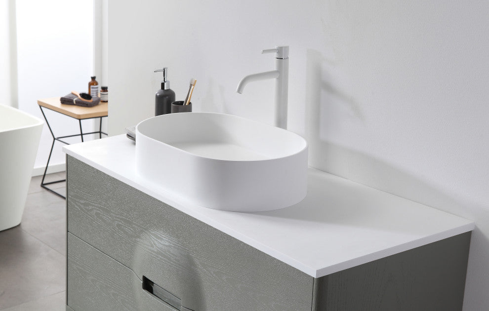 Colmar Freestanding Vanity, Olive Green, 48"