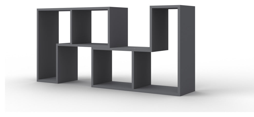 LIANA Modular Bookcase, Slate Grey