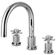 Kingston Brass Roman Tub Faucet, Polished Chrome