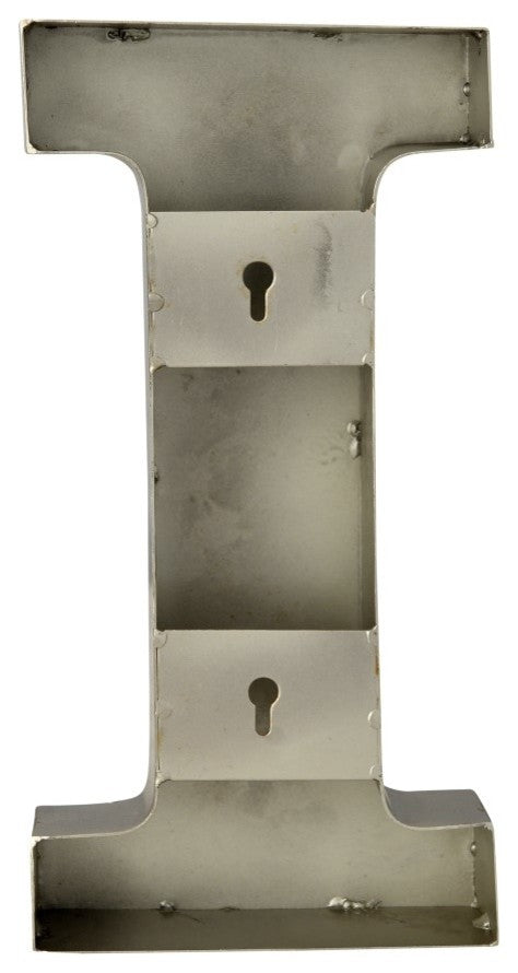 Metal Letter on Antique Nickel Finish, 12"