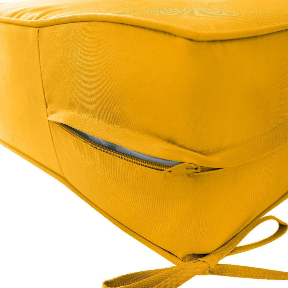 |COVER ONLY| Outdoor Pipe Trim Medium Deep Seat Backrest Pillow Slipcover AD108