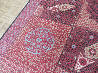 8'11x11'9 Handmade Black Mamluk Fine Oriental Rug