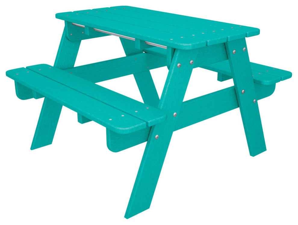 Polywood Kids Picnic Table, Aruba