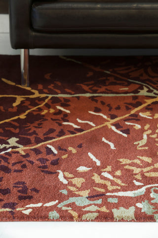 Nirvana Contemporary Area Rug, 5'x7'6" Rectangle