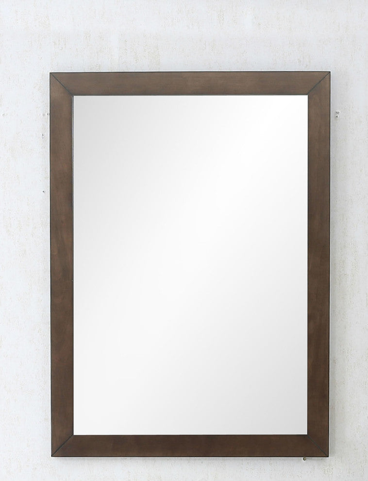 Legion Furniture Tristan Mirror, Antique Coffee, 24"