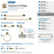 Highland Ridge Transitional Single Robe Hook, Golden Champagne