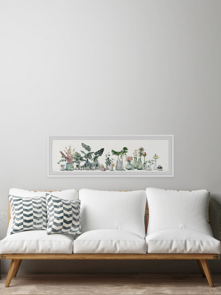 "Ornamental Jungle" Framed Painting Print