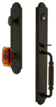 Arc 1-Piece Dummy Handleset, F Grip and Baguette Amber Knob, 848361