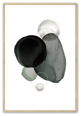 Raw Maple 24" x 36" Expression of Hope No. 1 Framed Print